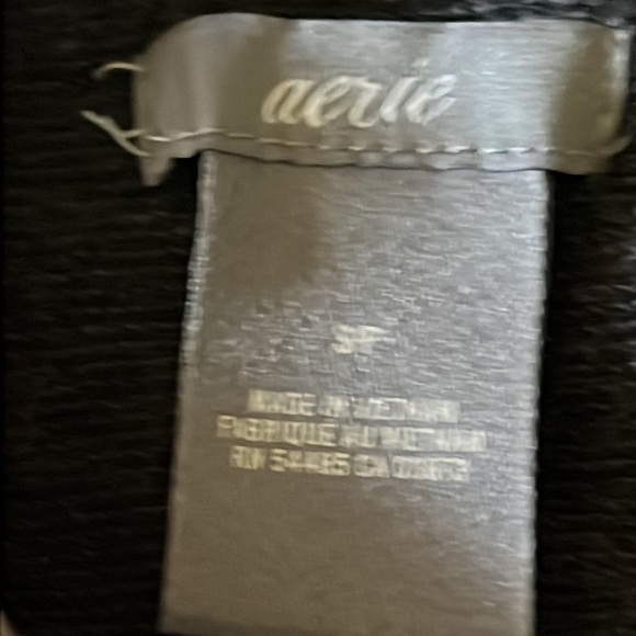 Aerie Pullover Sweater with ribbon tie at neck Small - Picture 6 of 7